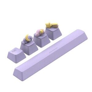 North Figural Key Cap 5 Pack-Keyboard Keycap-Purple Stars & Moon-New!